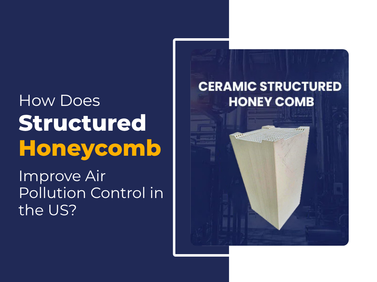 Structured honeycomb media used in US air pollution control systems for efficient gas filtration and emission reduction