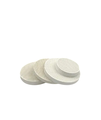 Infrared honeycomb ceramic plate