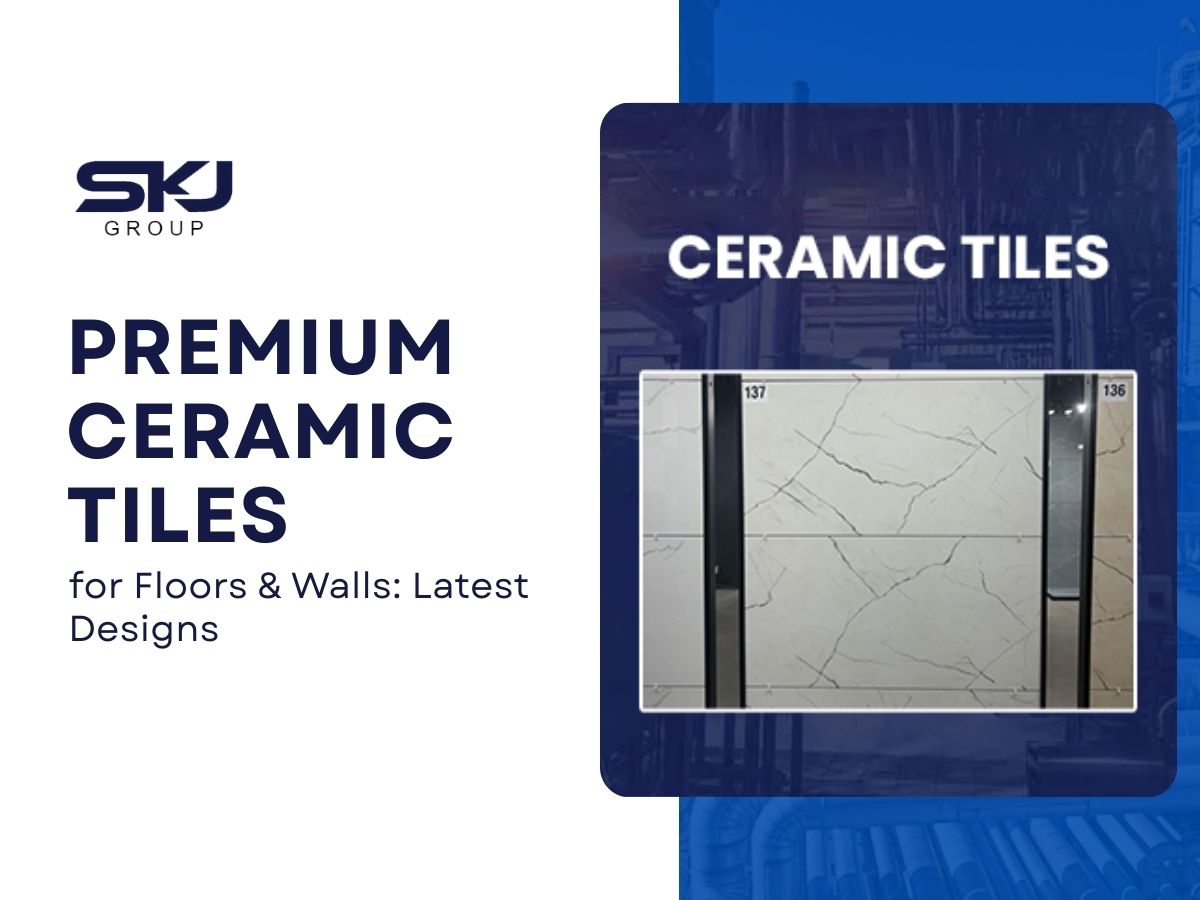 Premium ceramic tiles for flooring and wall applications, offering durability and aesthetic appeal