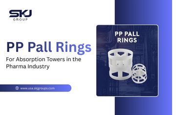 PP Pall Rings used in absorption towers for pharmaceutical industry chemical processing applications