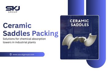 Ceramic saddles packing solutions used in chemical absorption towers for industrial plants