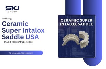 Ceramic Super Intalox Saddle packing used for acid resistant industrial tower operations
